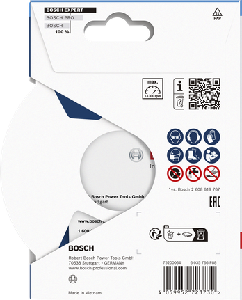 Diamantový řezný kotouč Bosch EXPERT na kov X-LOCK 115 mm.